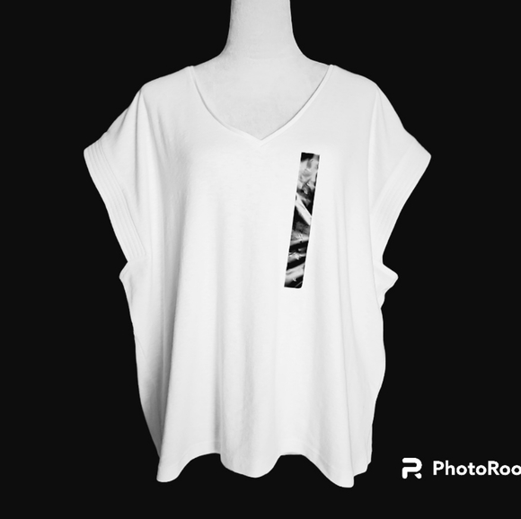 NWT Banana Republic Factory Trapunto Top White size XL - Picture 1 of 6